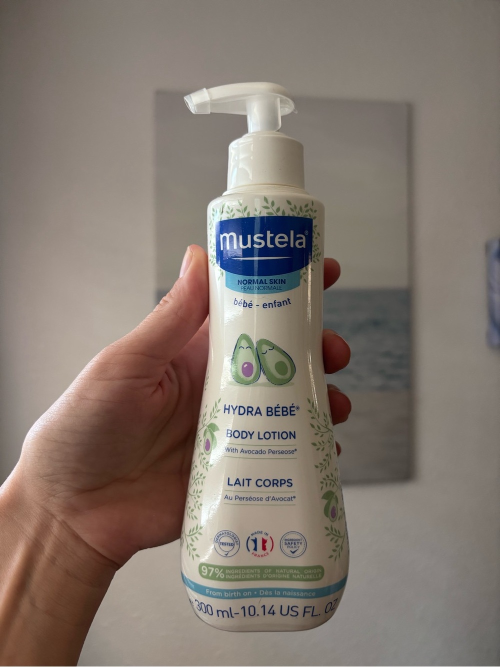 Mustela Hydra Bébé Body Lotion 300 mL 10.14 oz new